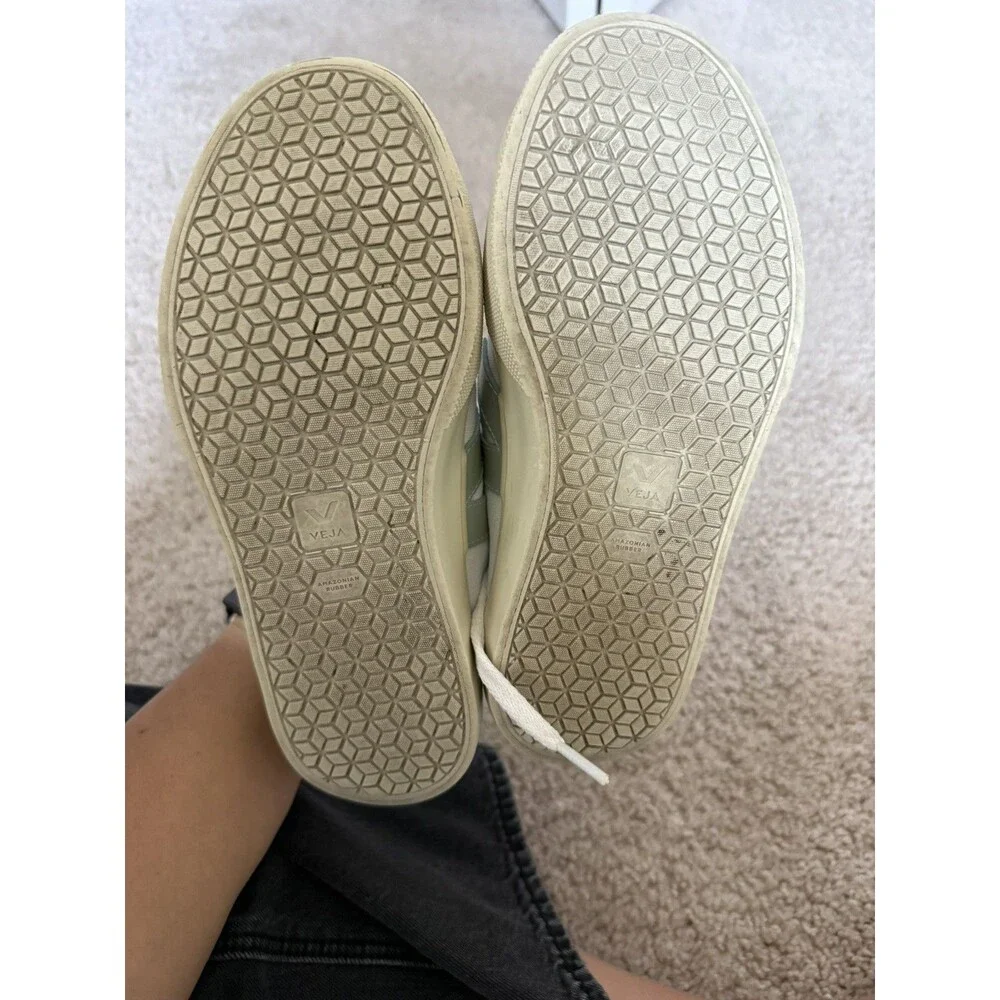 Veja Campo Canvas Sneakers Shoes  White Blue - Women's Size 6